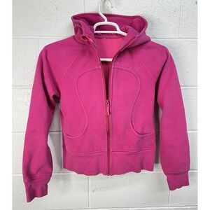Lululemon Fuschia Pink Full Zip Scuba Hoodie Jacket / Women's 8